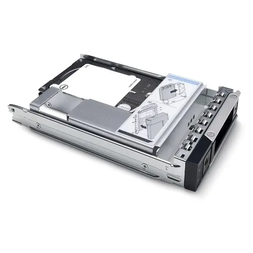 قرص Dell بسعة 900 جيجابايت، سرعة 15,000 دورة/دقيقة، واجهة SAS 12Gbps، 512n، مقاس 2.5 بوصة مع دعم Hot-plug، وحامل هجين بمقاس 3.5 بوصة