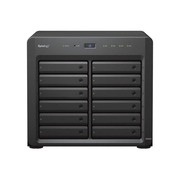 هيكل تخزين شبكي Synology DiskStation DS2422+ بسعة 12 فتحة NAS (بدون أقراص).