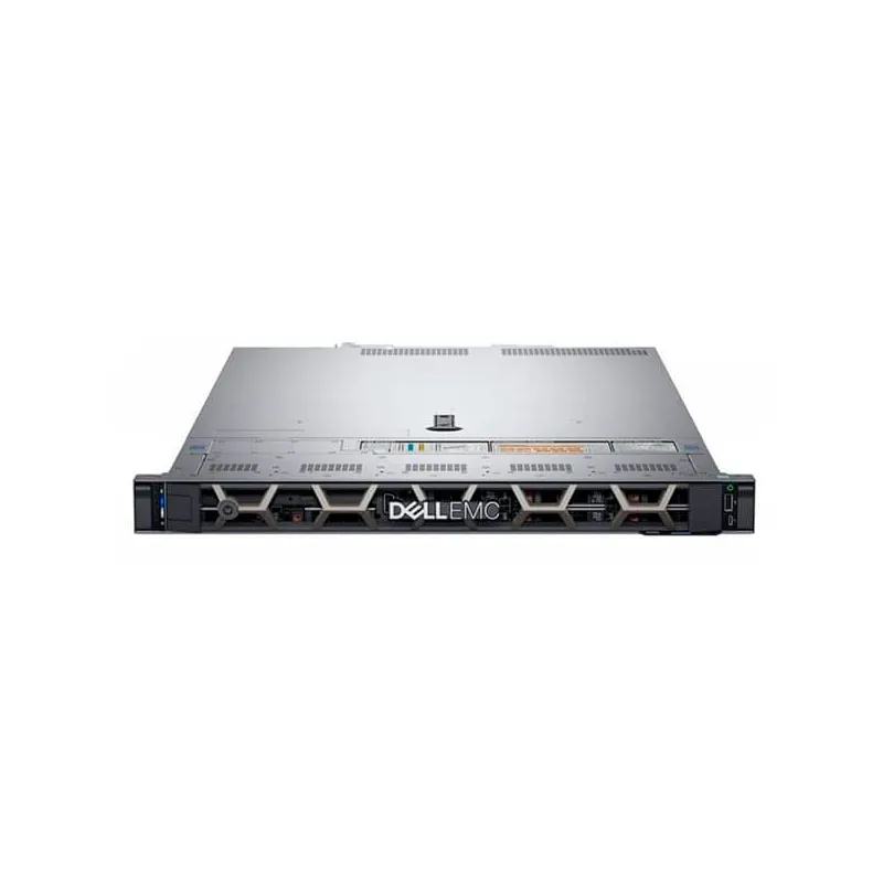 Dell-PowerEdge-R440-1-1.webp خادم Dell PowerEdge R450 مزوّد بمعالجين Intel Xeon Silver 4314، مع ذاكرة RAM بسعة 32 جيجابايت (2×16 جيجابايت) RDIMM بسرعة 3200MT/s بتصميم Dual Rank، وسعة تخزين 1 × 900 جيجابايت. - Dell PowerEdge R440 1 1