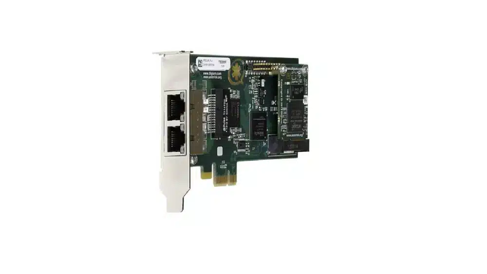 Digium 1TE235F 2 Span Digital T1⁄E1⁄J1⁄Pri PCI-Express x1 Card (Bsmartnetworks)1 بطاقة Digium 1TE235F – بطاقة رقمية PCI-Express x1 ثنائية النطاق لدعم T1/E1/J1/PRI - Digium 1TE235F 2 Span Digital T1⁄E1⁄J1⁄Pri PCI Express x1 Card Bsmartnetworks1