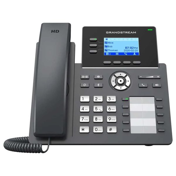 Grandstream IP Phone 6 SIP account ,3 lines - POE