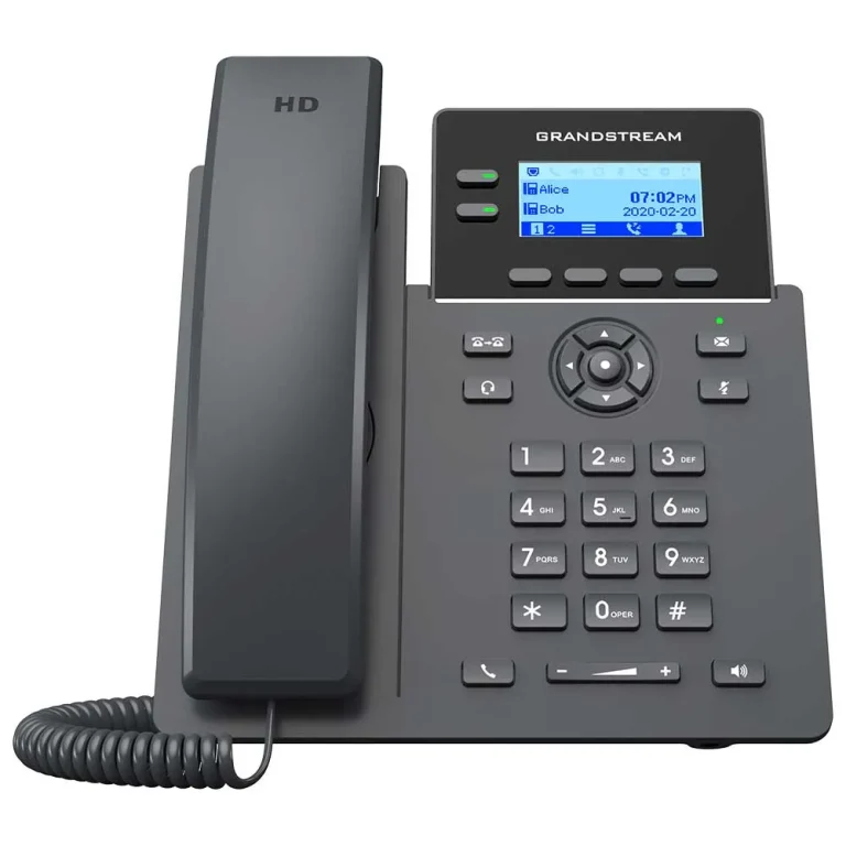 Grandstream GRP2602 Basic IP Phone 4 SIP Account ,2 Lines  Non POE (Bsmartnetworks)1 - BSMART Networks