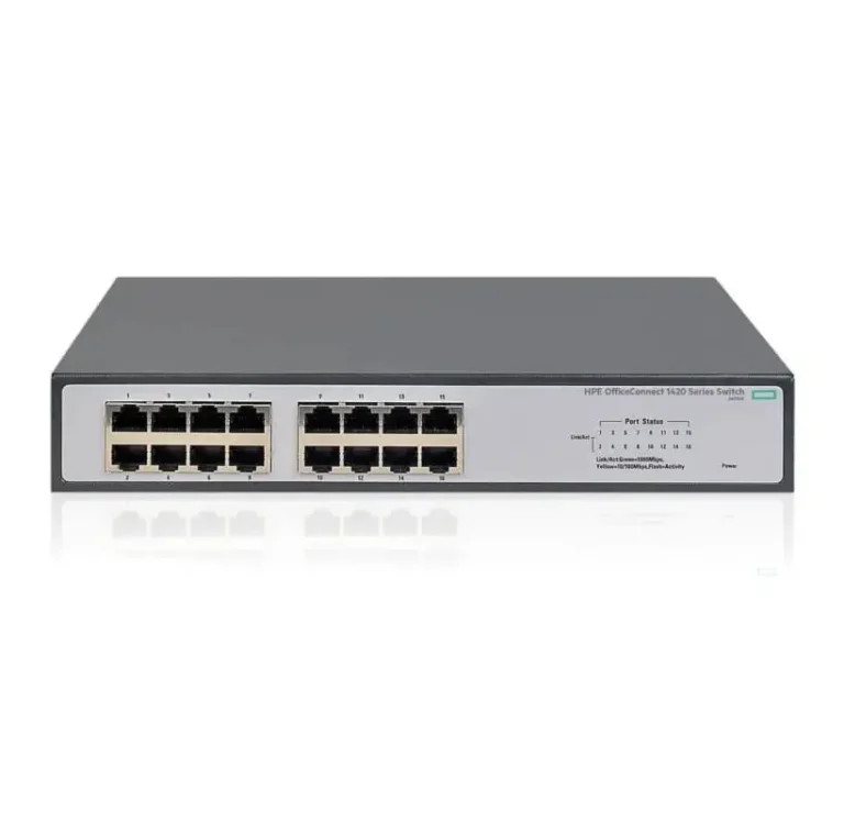 HPE 1420 16 Port Gigabit Unmanaged Switch JH016A (Bsmartnetworks)1 - BSMART Networks