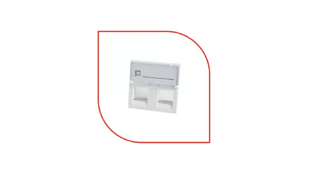 ProLink Clip Adapter 2 Port White 45×45 (PL-FP2-CLIP) (Bsmartnetworks) ProLink Clip Adapter 2 Port White 45x45 (PL-FP2-CLIP) - ProLink Clip Adapter 2 Port White 45×45 PL FP2 CLIP Bsmartnetworks
