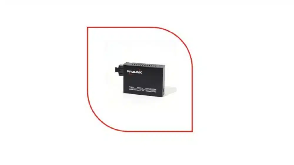 ProLink SM Media Converter 10⁄100⁄1000 (Bsmartnetworks) محول وسائط برولينك أحادي النمط بسرعة 10/100/1000 ميجابت/ثانية. - ProLink SM Media Converter 10⁄100⁄1000 Bsmartnetworks