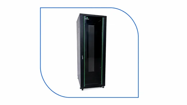 ProRack 42U 600x1000 standing server rack PR-FV6142 black cabinet with vented door