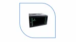 ProRack 6U 600x450 wall mount network cabinet PR-W6406 black enclosure with glass door