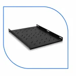 ProRack fixed shelf 450m PR-ACC-RMS for 450mm deep wall mount cabinet black steel 25kg capacity