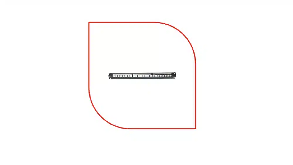 Prolink Patch Panel 1U,24 Port FTP (Bsmartnetworks) لوحة توزيع برولينك 1U، 24 منفذ FTP - Prolink Patch Panel 1U24 Port FTP Bsmartnetworks