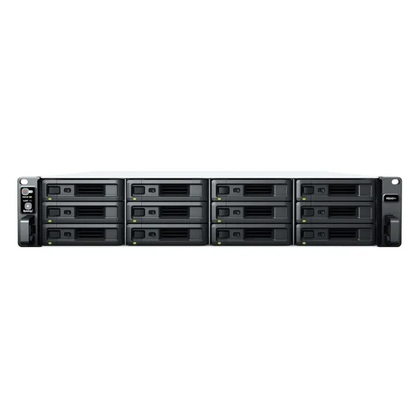 وحدة تخزين شبكية Synology RackStation RS2421+ بعدد 12 فتحة أقراص – NAS Enclosure.