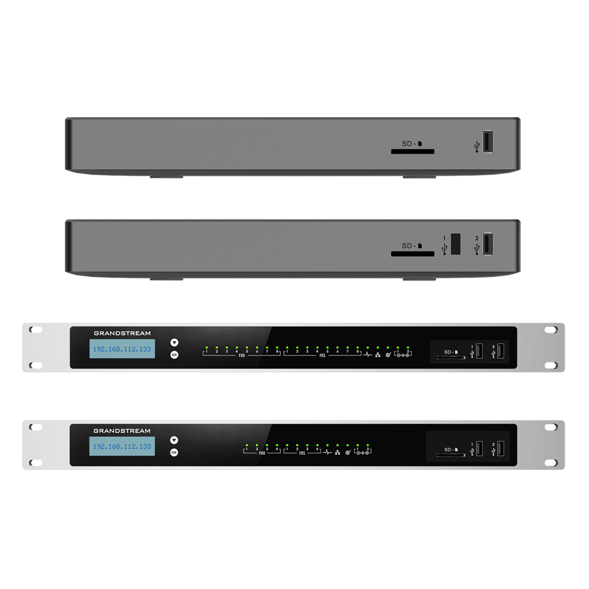 Grandstream UCM6304 IPPBX - UCM6300series side 1
