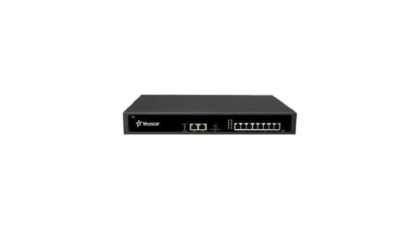 نظام Yeastar S50 VoIP PBX لنظام الهاتف عبر بروتوكول الإنترنت، يدعم حتى 50 مستخدمًا ويحتوي على منفذي FXO.