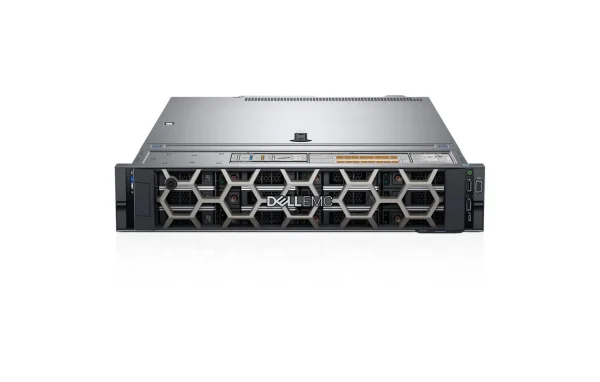 خادم Dell PowerEdge R540 مزوّد بمعالجين Intel Xeon Silver 4216، مع ذاكرة RAM بسعة 32 جيجابايت (2×16 جيجابايت) RDIMM بسرعة 3200MT/s بتصميم Dual Rank، وسعة تخزين 1 × 1.2 تيرابايت.