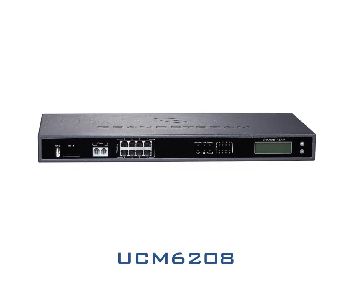 Grandstream UCM6208 - grandstream ucm6208 front view e