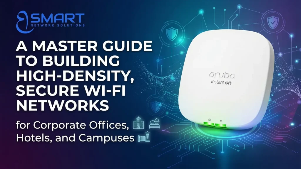 A Master Guide to Building High-Density, Secure WiFi Networks for Corporate Offices, Hotels, and Campuses