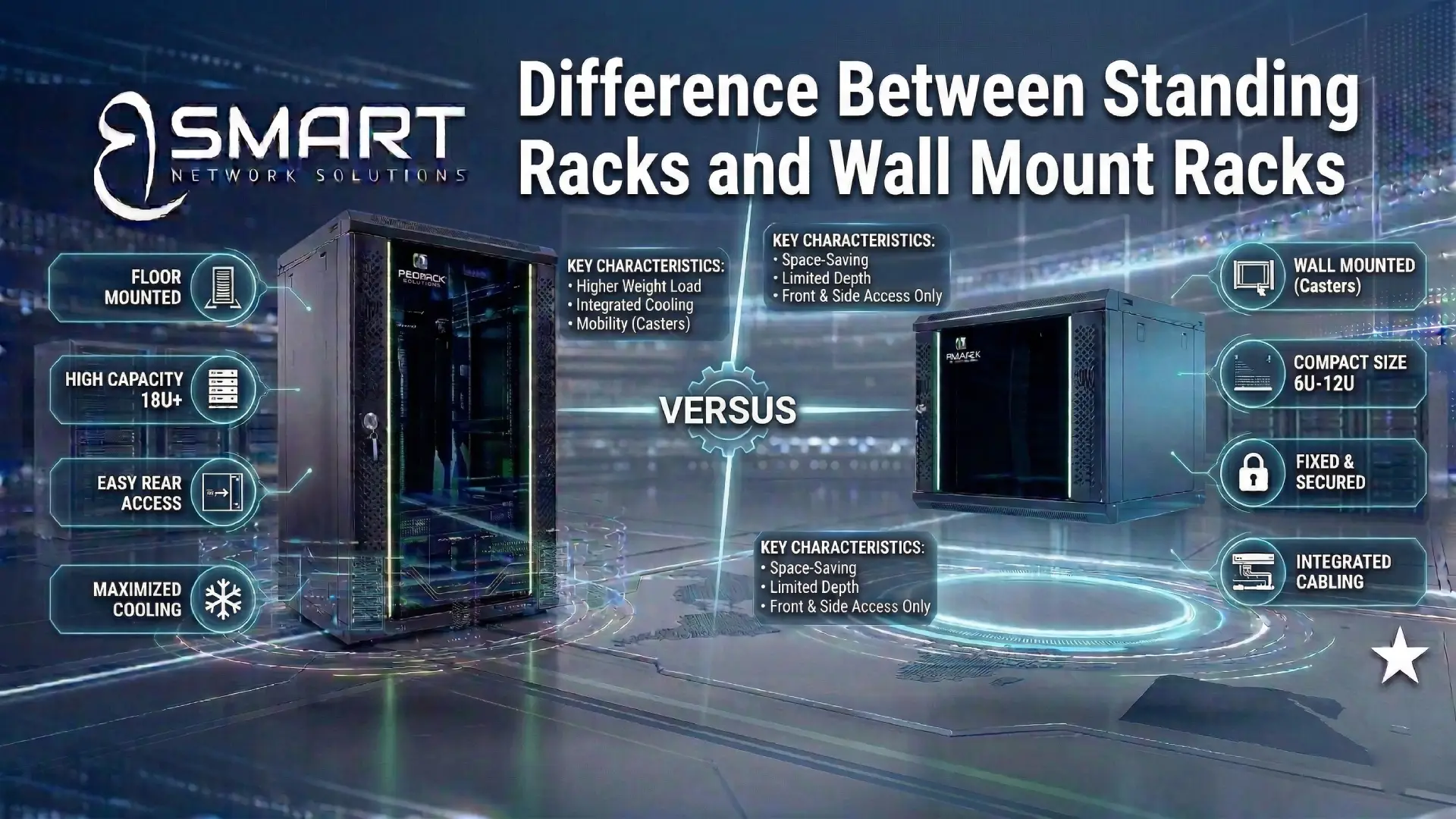 Difference Between Standing Racks and Wall Mount Racks