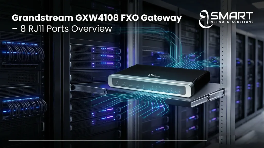 Grandstream GXW4108 FXO Gateway – 8 RJ11 Ports Overview